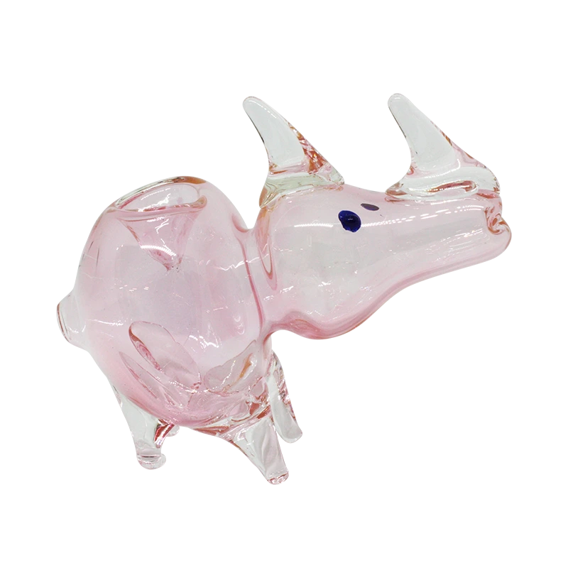 Light Pink Rhino Crystal Pipe 11 cm – Fuzion Company