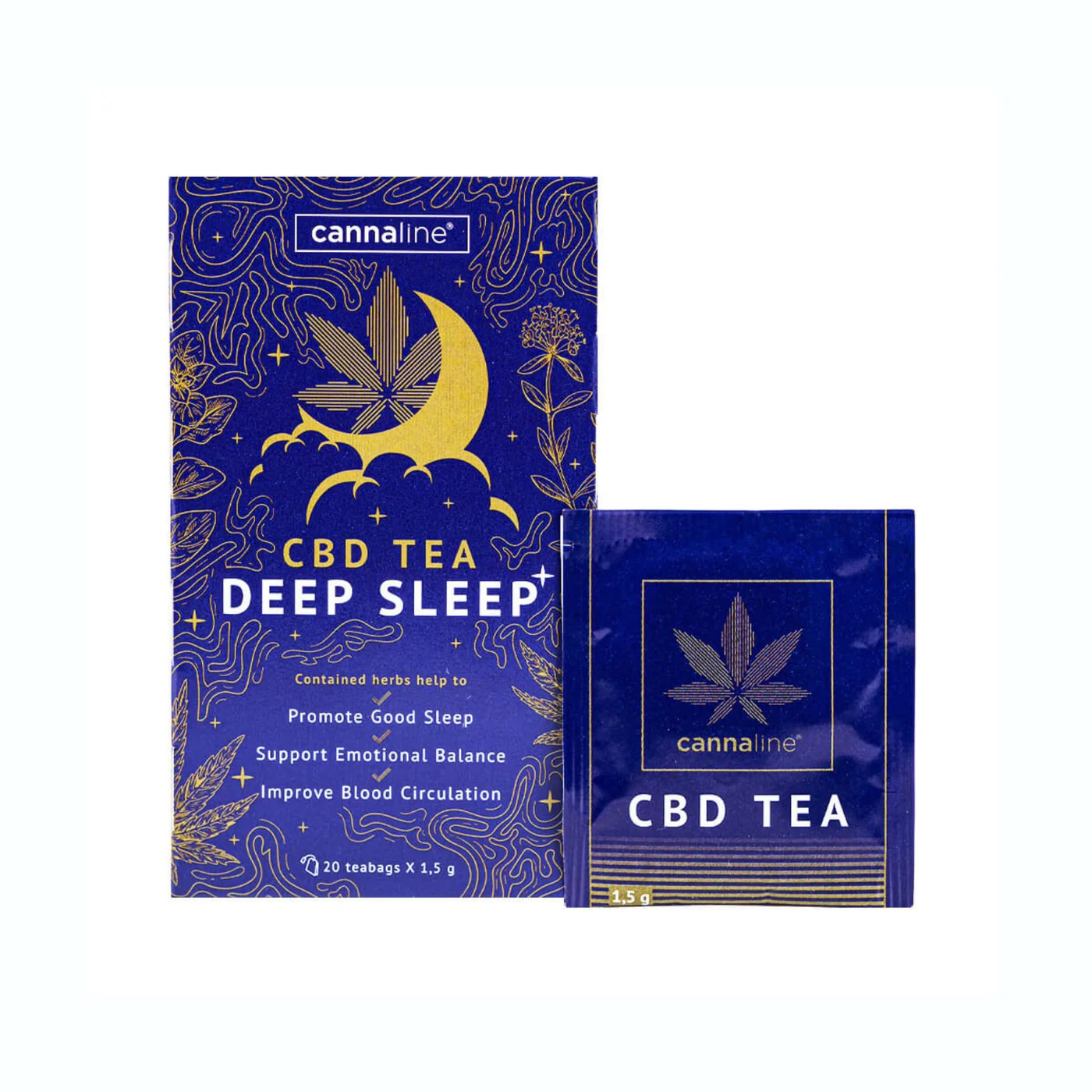 CBD Deep Sleep Herbal Tea - Cannaline