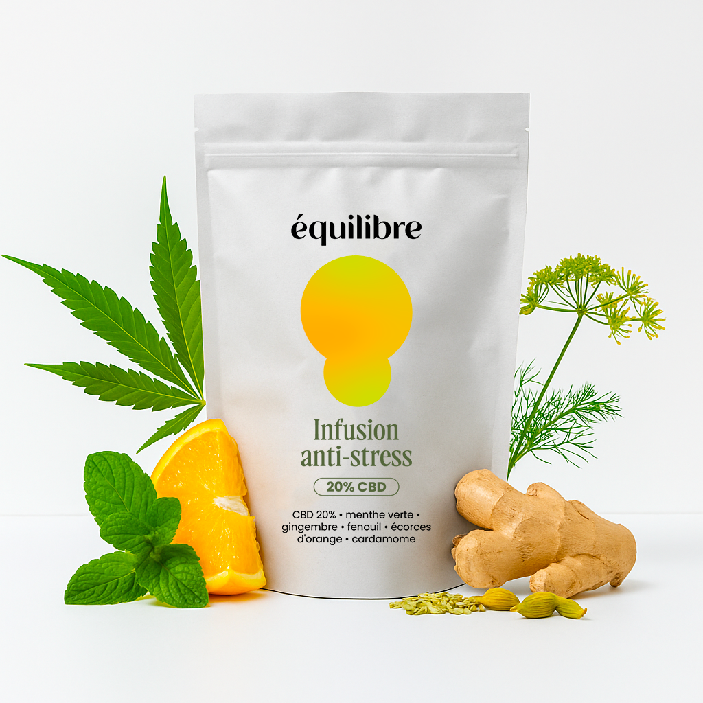 Anti-stress CBD herbal tea - Équilibre