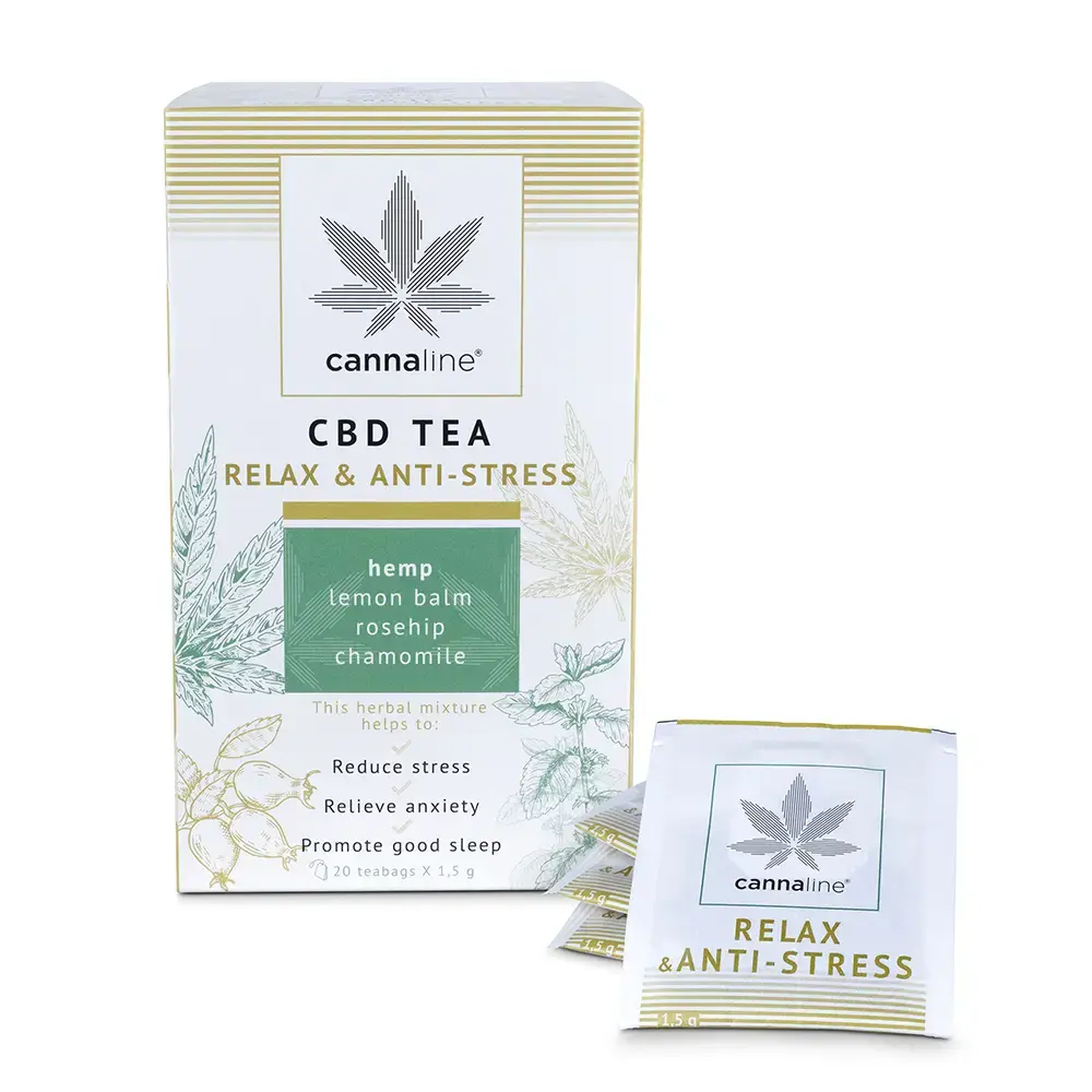 CBD Relax Herbal Tea - Cannaline